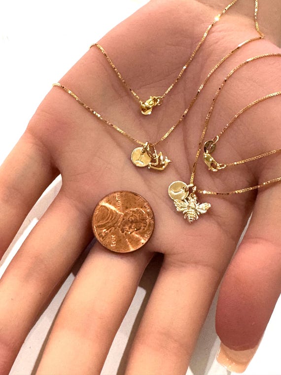 [WOOALONG]ACC★Gradation layering necklace 18k Gold Layered Chain Vermeil Necklace with Diamonds