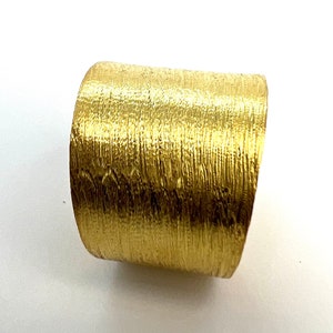 Gold plated sterling silver ring