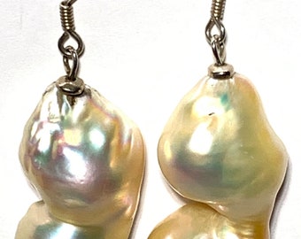 Freshwater Barook Pearl Sterling silver earrings