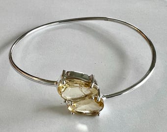 Citrine Sterling silver bracelet