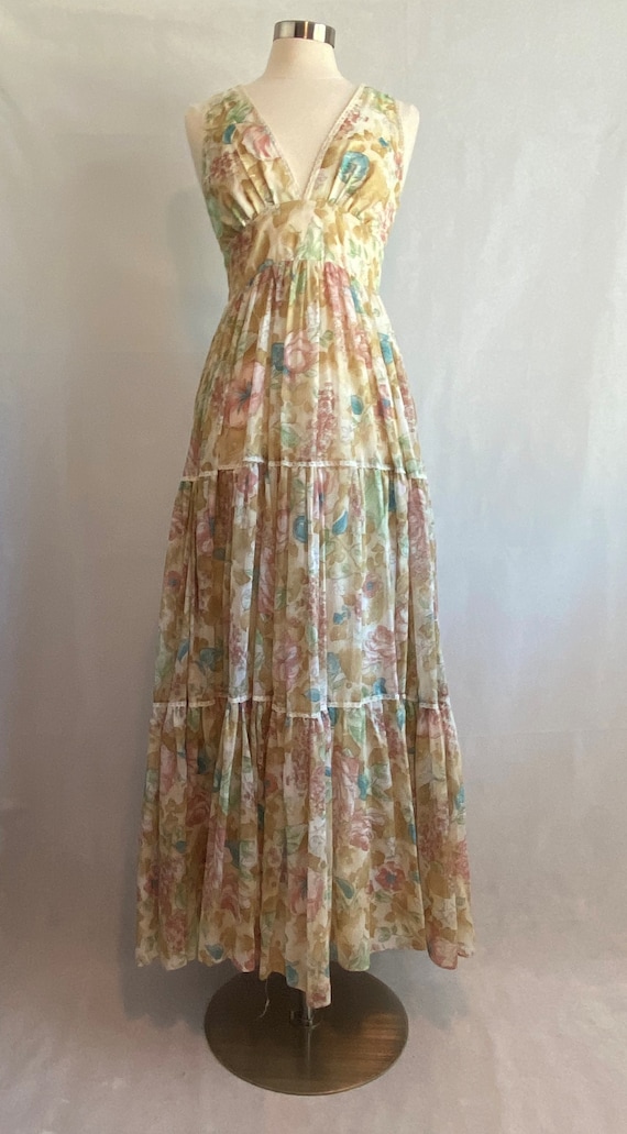 Rare Vintage Floral Gunne Sax Dress~ Vintage Women