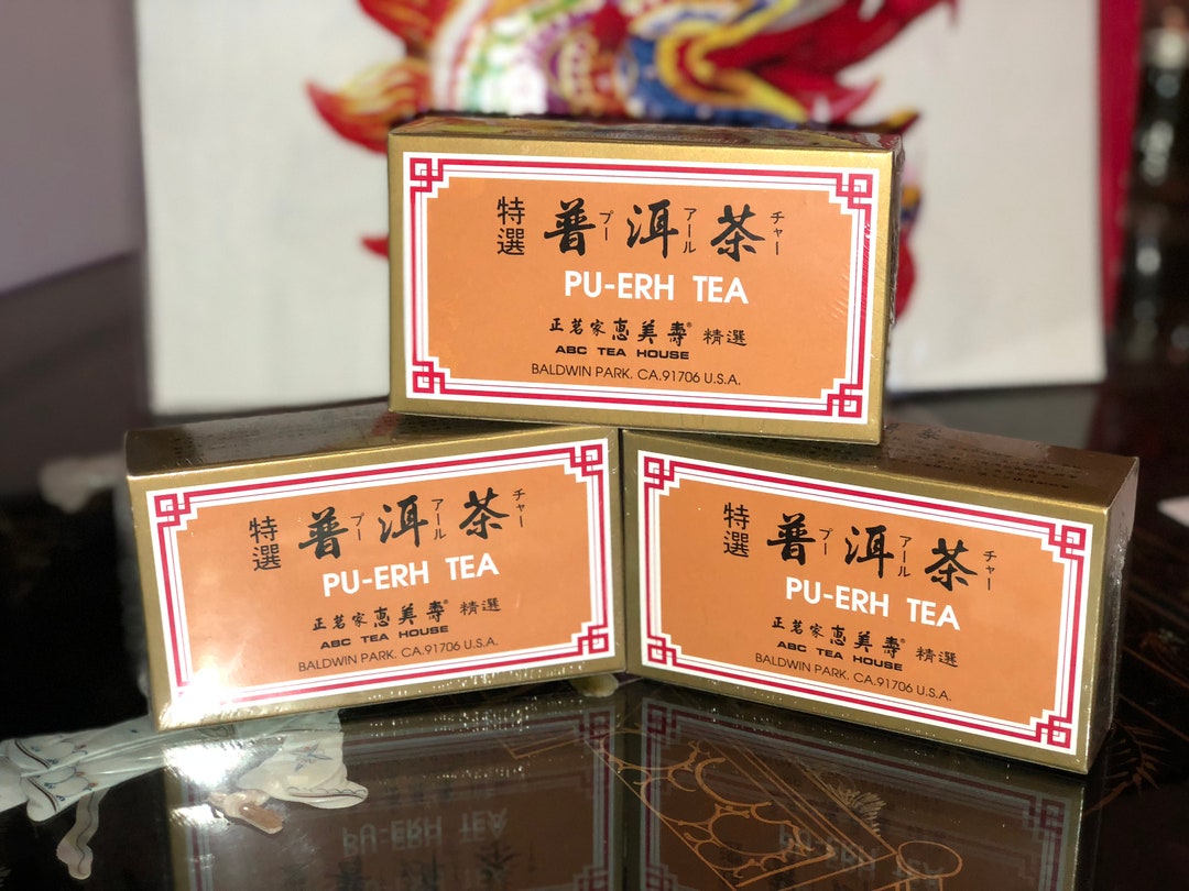 Black Puerh Tea Miracle Water Bloat Gas Eliminator Tea Puerh Tea