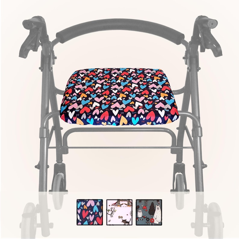 Waterproof Rollator Seat Covers - 3 Sizes Novelty image 1