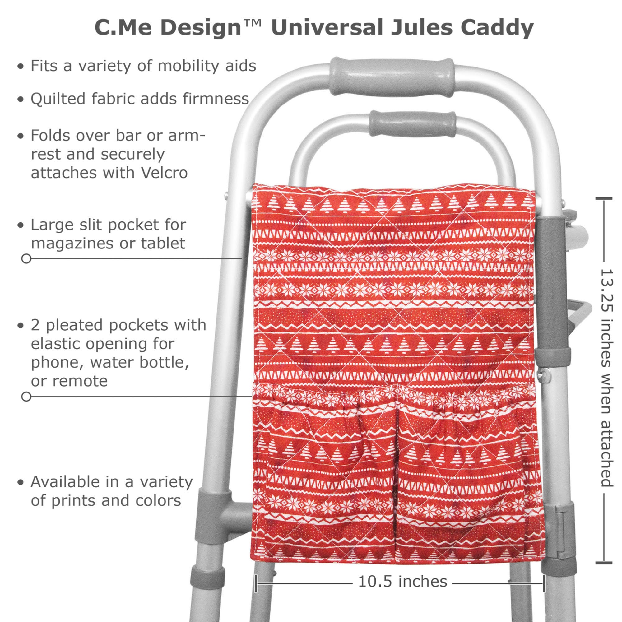 Universal Quilted Walker Bag for Walker Wheelchair Rollator Etsy