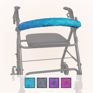 Reversible Quilt Rollator Bar Cover – Flower Burst