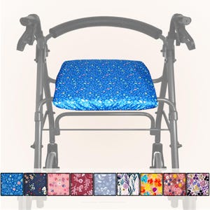 Waterproof Rollator Seat Covers in 3 Sizes - Florals