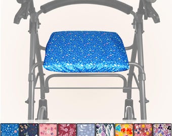 Waterproof Rollator Seat Covers in 3 Sizes - Florals