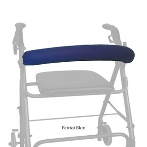 Personalized Fleece Rollator Bar Cover - Solids Patriot Blue