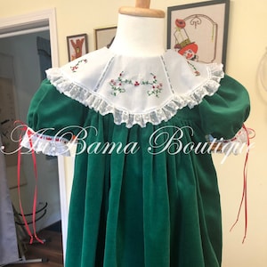Danielle Collar Dress with Hand Embroidered Collar