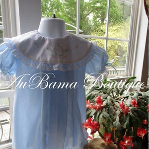 The &quot;Cici&quot; Girls Bubble with Hand-embroidered Collar