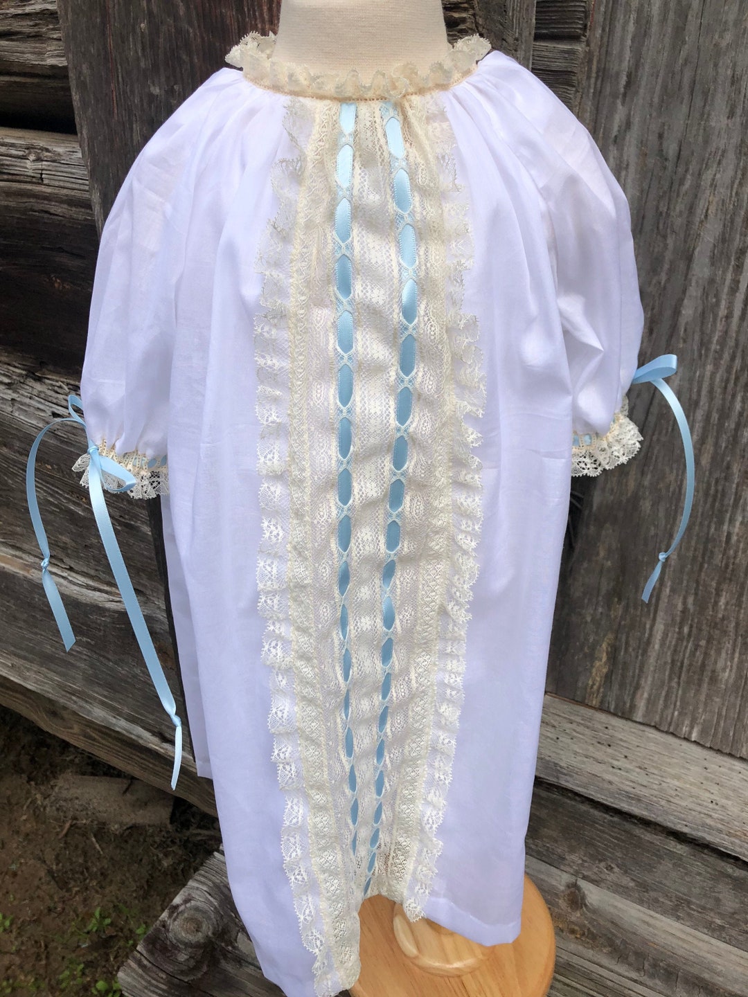 The ashley Unisex Baby Gown Etsy