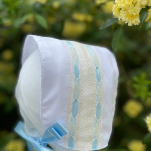 Tailored Bonnet for Boy or Girl