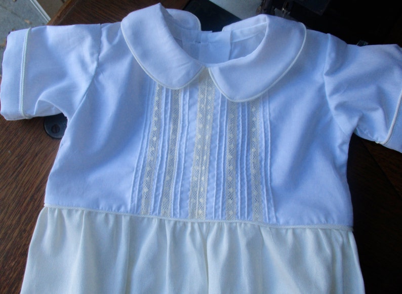 The efron Heirloom Baby Boy Bubble With No Lace Etsy