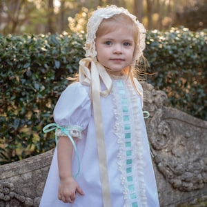 The &quot;Jennifer&quot; Diaper Shirt with Fancy Panties and Bonnet
