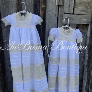 Emile/Emilie Christening/blessing/Dedication Gown
