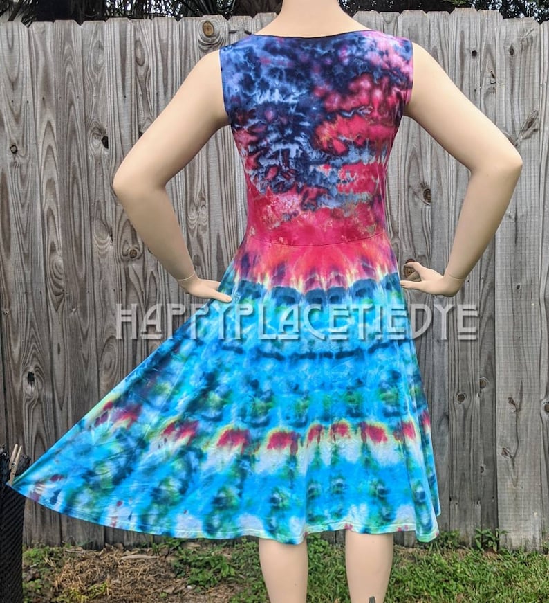 festival clothing womens summer dress,twisted front dress.knot front dress womens dress tie dye dress XL dress gifts festival dress