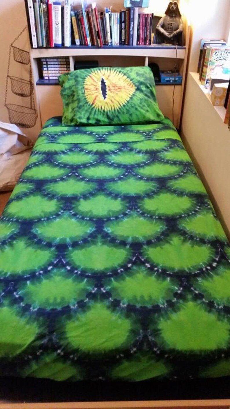Custom Made to Order Dragon Bed Sheets. Twin Size Queen Etsy