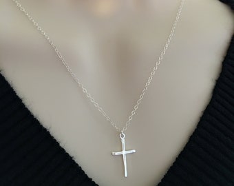 BIG SALE! Mother’s Day Gift, Delicate Cross Necklace, Gift For Mom, Grandma, Birthday Gift, Bridesmaids Gift, Christmas Gift