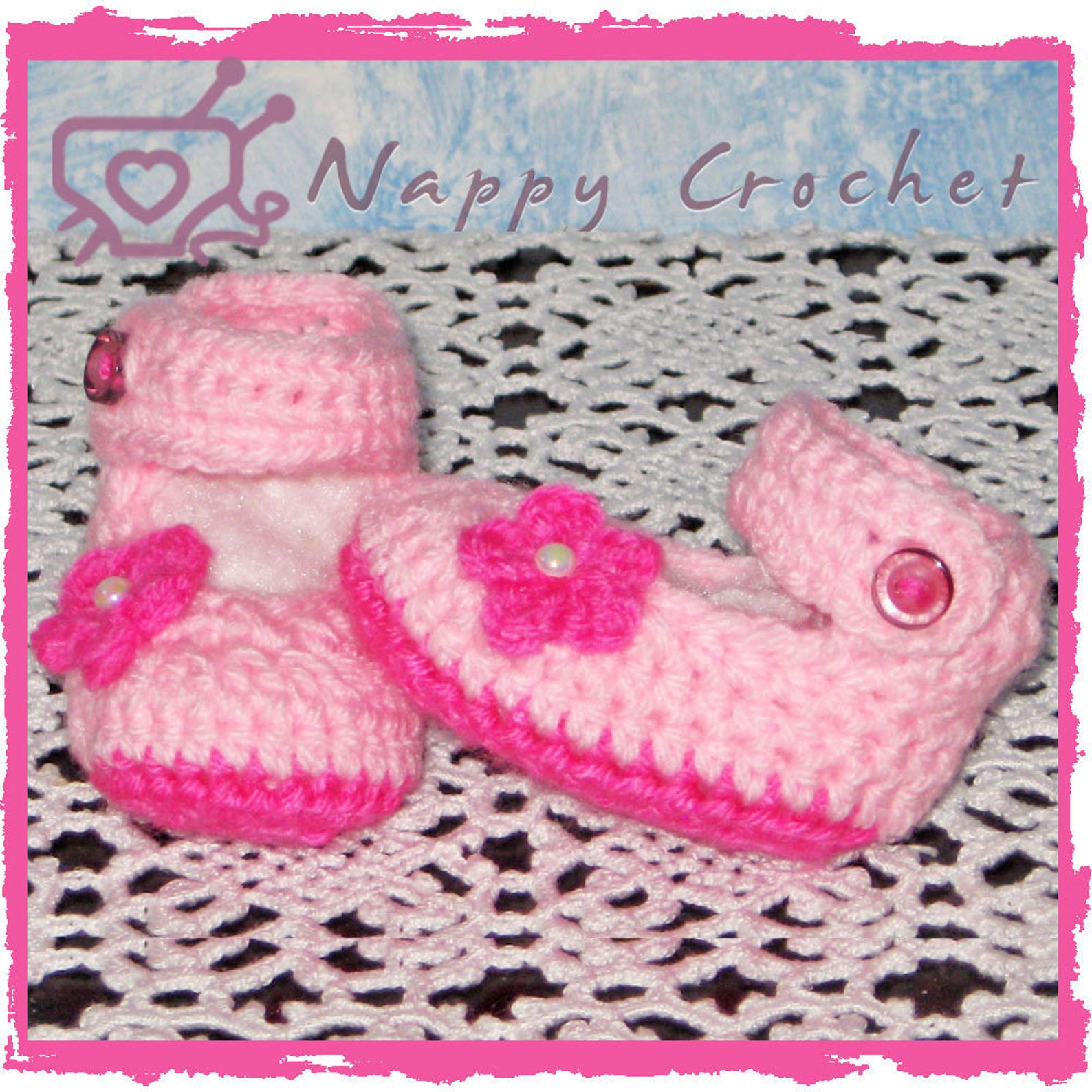 crib baby shoes baby pink and fuchsia ballet flats with flower