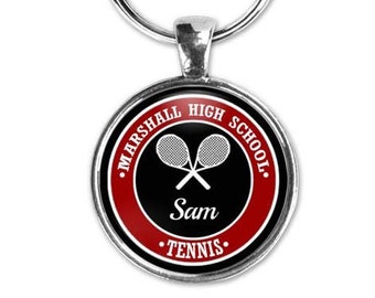 Tennis Acrylic Keychain | Unique Bag Charm for Tennis Lovers
