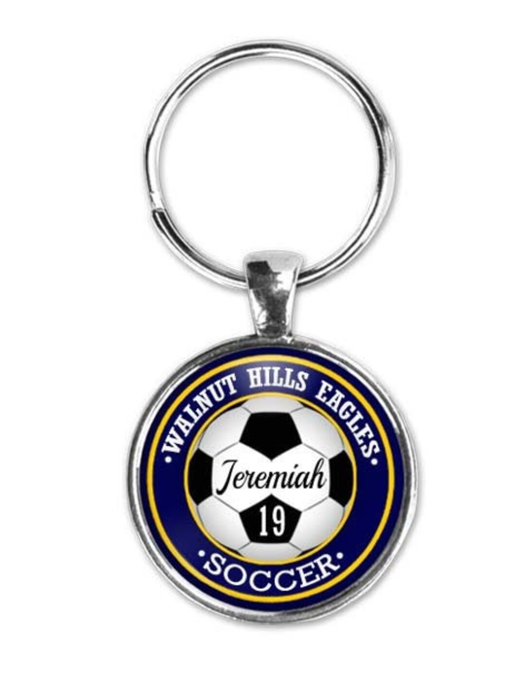 Soccer Keychain, Team Gift, Personalized, Custom, Soccer Gift, Soccer Mom, Sports Player, Girl