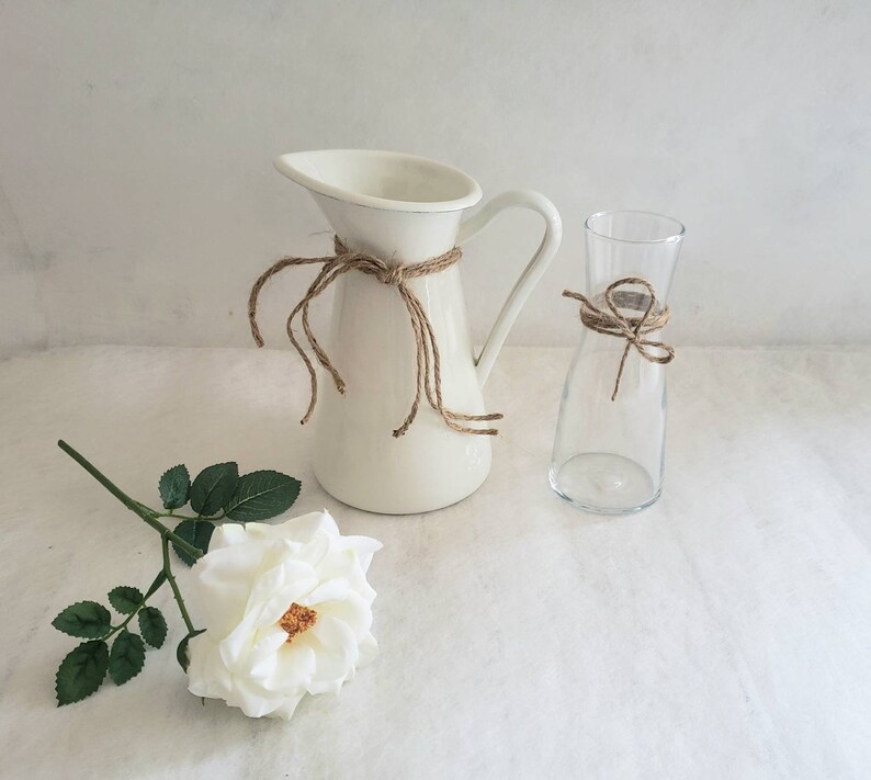 Yellow Rose & Daisy Bouquet in White Ceramic Vase, Faux Floral image 10