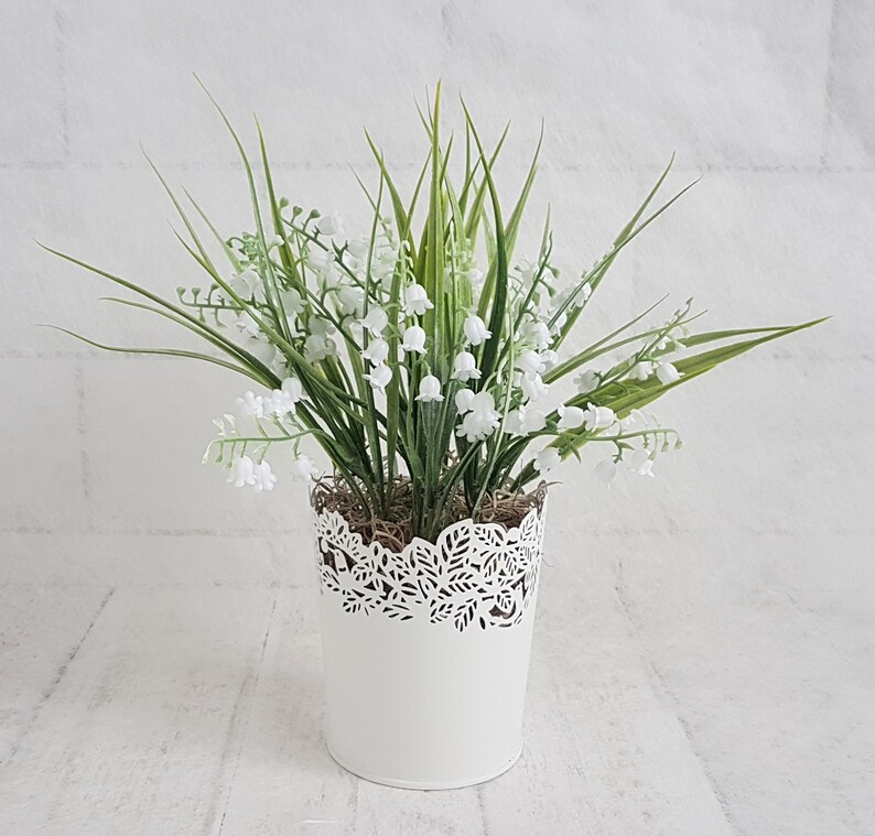 Artificial Lily of the Valley Plants Delicate Pretty White Etsy UK