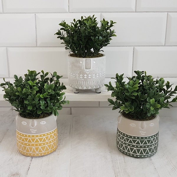 Mini Artificial Plant Etsy UK