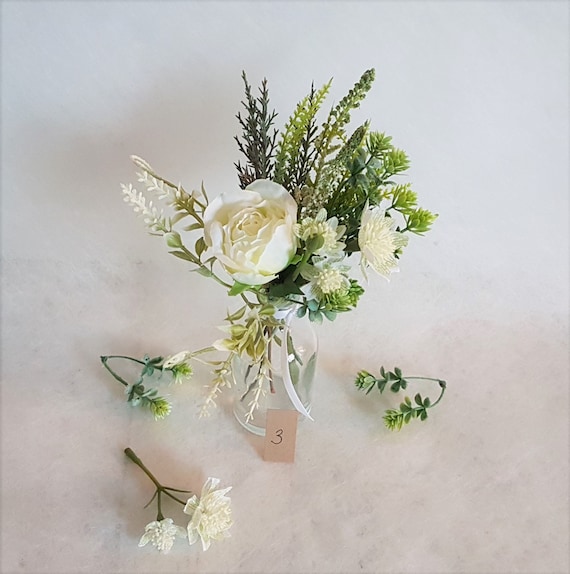 Fleurs Mariage Artisanat 60 Fleurs Artificielles Marguerite - Têtes Fleurs 4.5cm - Multicolore DIY Déco Décoration événement Mariage