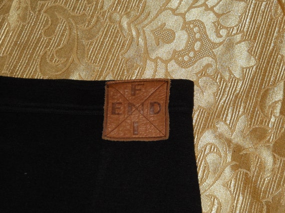 Vintage Fendi Monogram Skirt Size W28