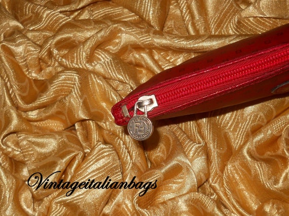 Genuine vintage Fendi purse - canvas and genuine … - image 7