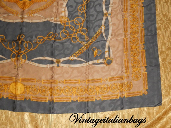 Genuine vintage Basile big scarf - all silk - image 8