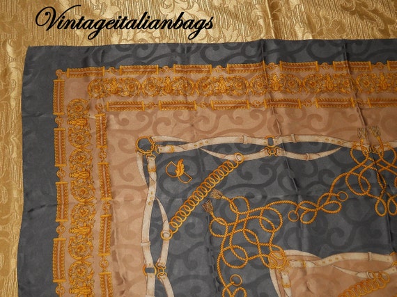 Genuine vintage Basile big scarf - all silk - image 9