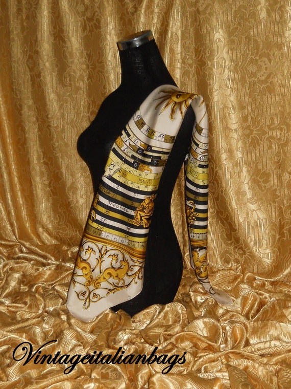 Genuine Vintage Hermès Scarf Dies Et Hore 1963 All Silk - Etsy