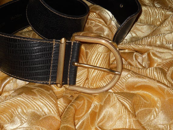 Genuine vintage MaxMara belt - genuine leather - image 2