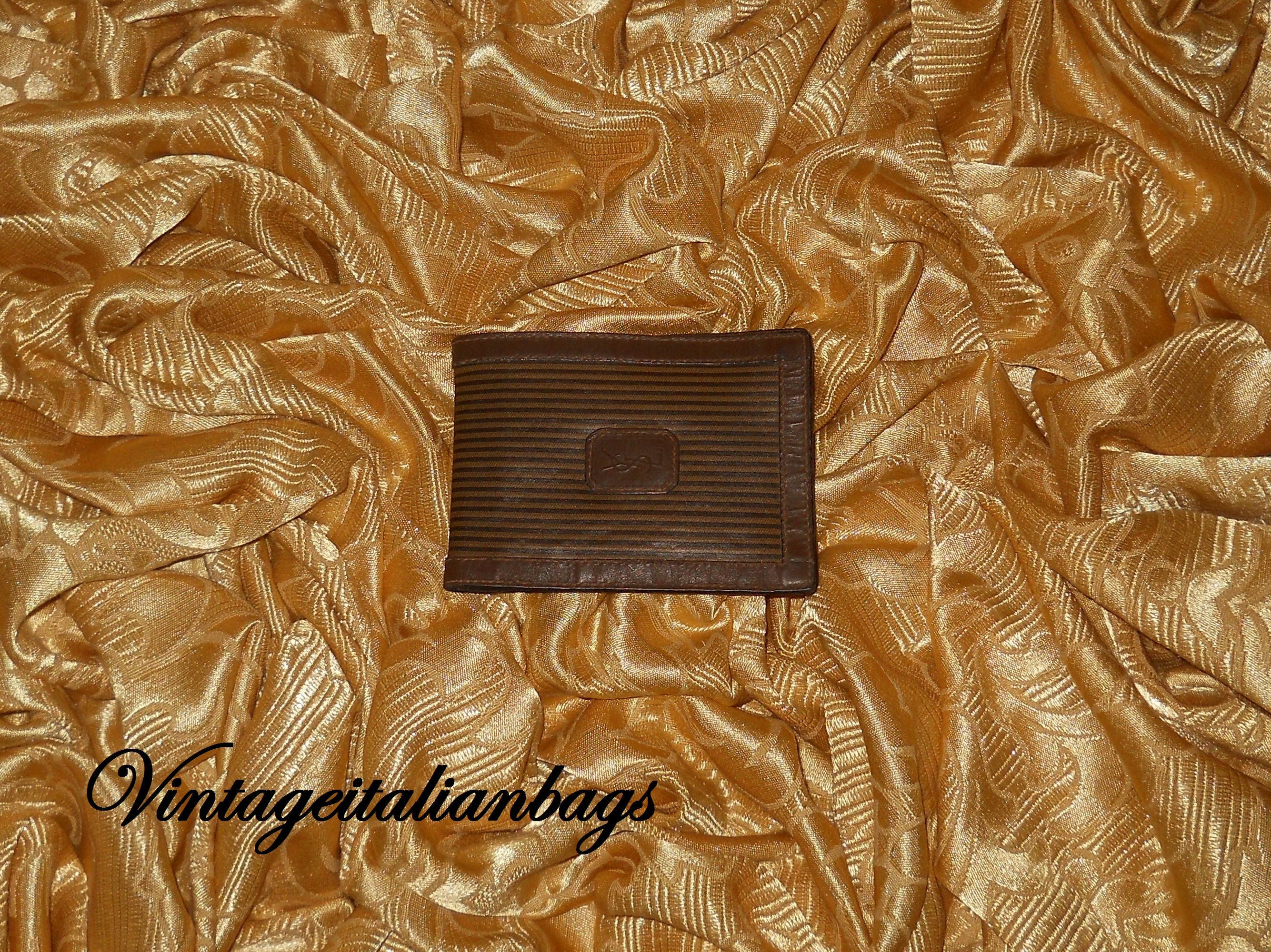 YVES SAINT LAURENT LEATHER WALLET – Society Of Vintage