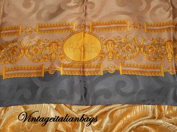 Genuine vintage Basile big scarf - all silk - image 4