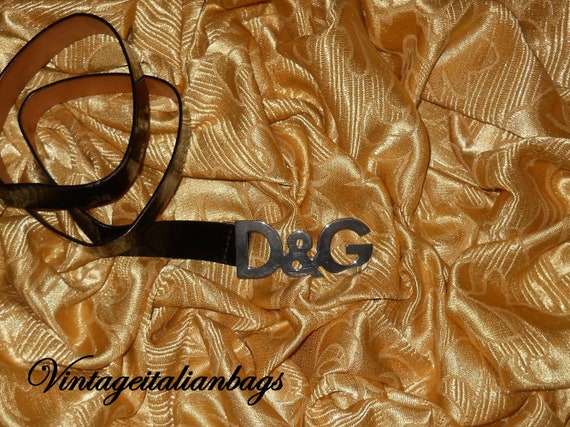 Genuine vintage Dolce&Gabbana belt - serial code … - image 2