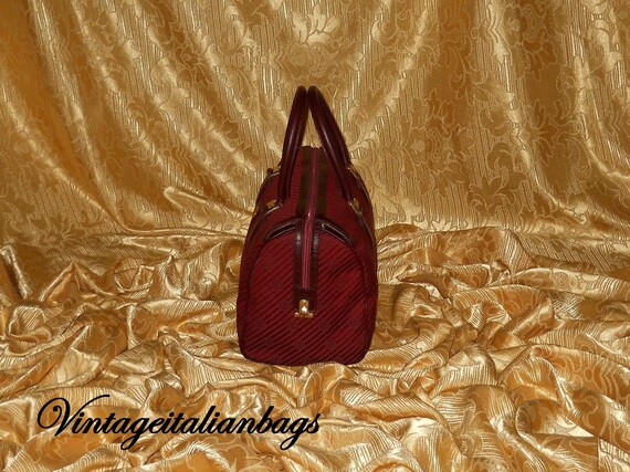 Genuine vintage Emilio Pucci handbag - fabric and… - image 4