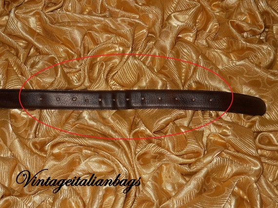 Genuine vintage Yves Saint Laurent belt - genuine… - image 5