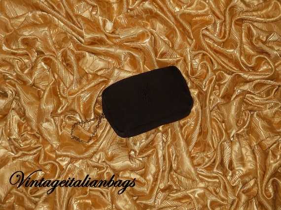 Elegant Vintage YSL Yves Saint Laurent Checkbook Wallet Brown Genuine  Leather 