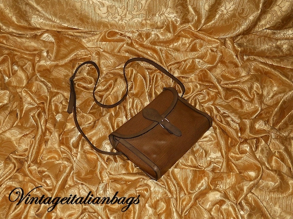 Genuina vintage Yves Saint Laurent bag - canvas a… - image 1