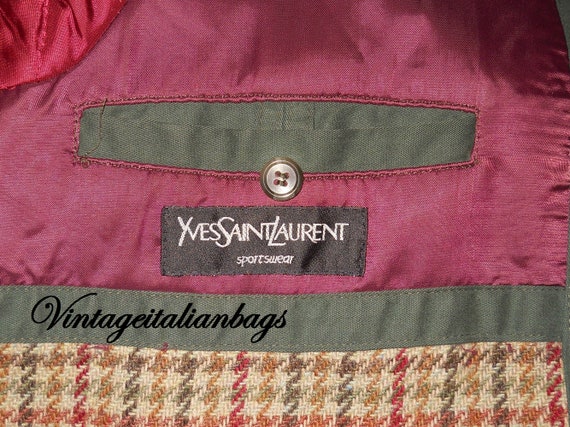 Genuine vintage Yves Saint Laurent men coat/trench - image 9