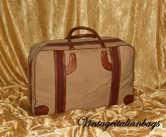 Genuine vintage Gucci suitcase - serial code - fa… - image 1