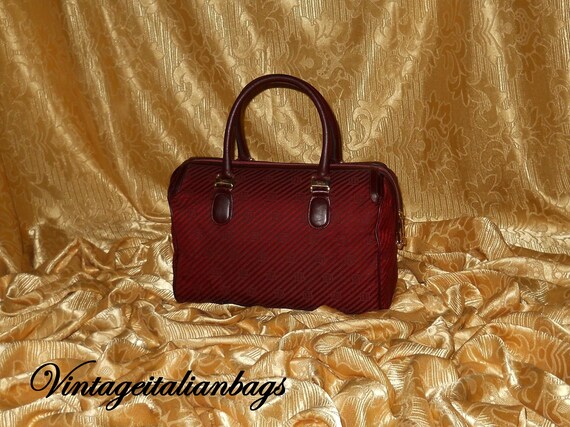 Genuine vintage Emilio Pucci handbag - fabric and… - image 3