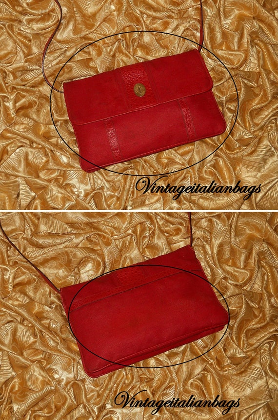 Genuine vintage Yves Saint Laurent bag - fabric a… - image 10