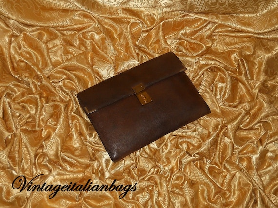 Genuine vintage Gucci briefcase - genuine leather - image 1