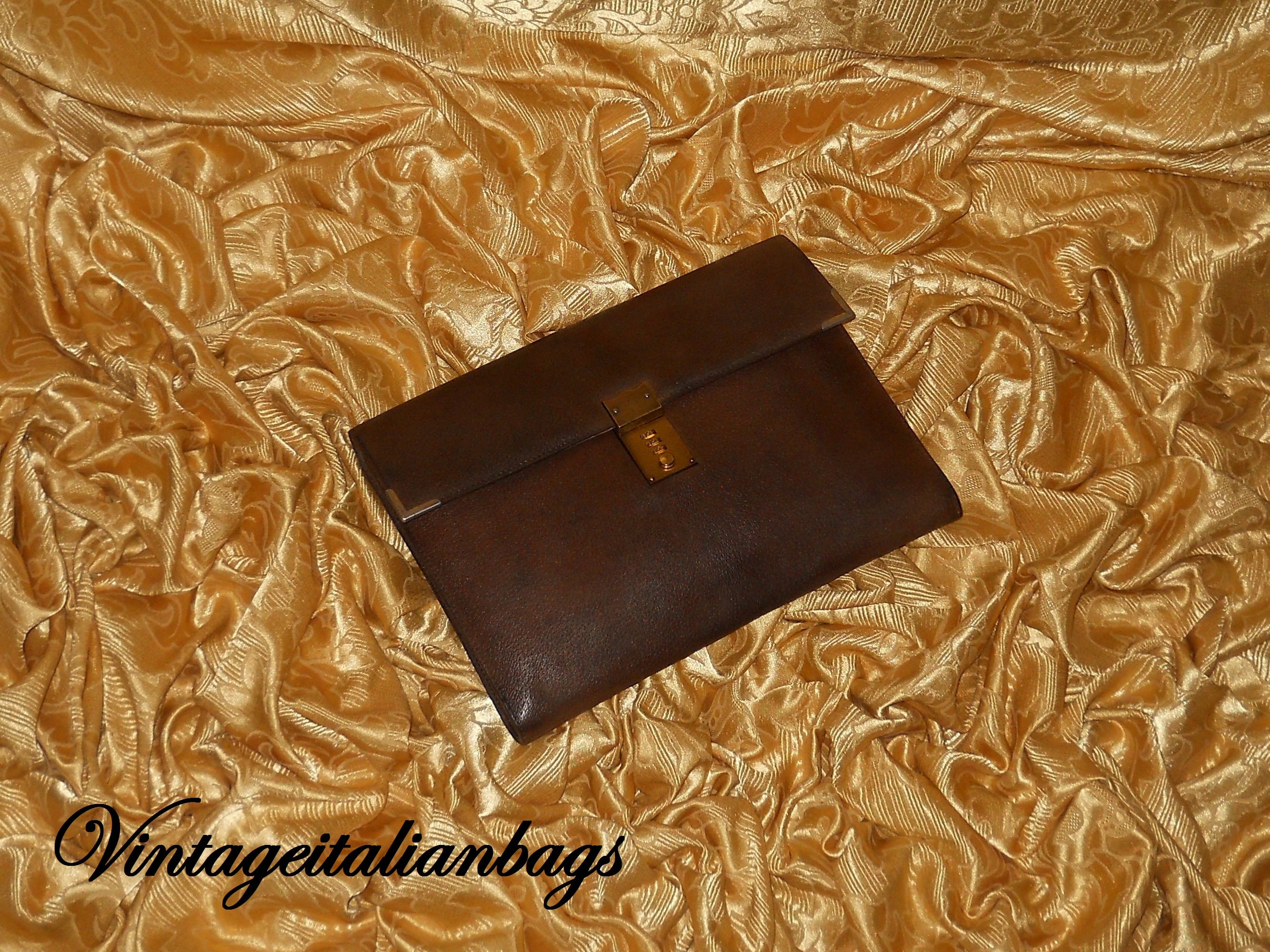 Used] CHANEL briefcase caviar skin business bag handbag brown Exotic  leather ref.458461 - Joli Closet