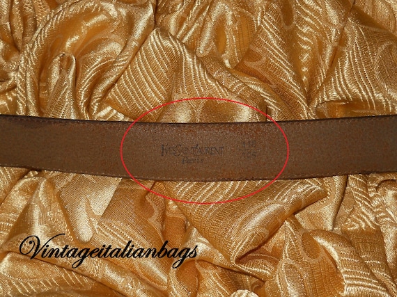 Genuine vintage Yves Saint Laurent belt - genuine… - image 4
