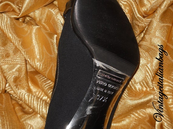Genuine vintage Dolce&Gabbana shoes - fabric and … - image 9